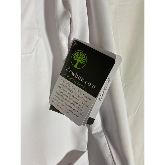 NWT Unisex Minimalist lab coat by the White Coat company Size ST - Picture 6 of 7